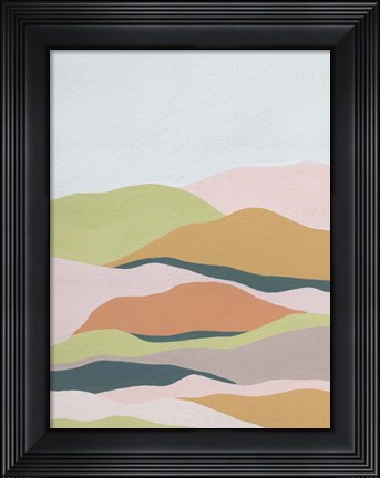 Framed Cloud Layers III Print