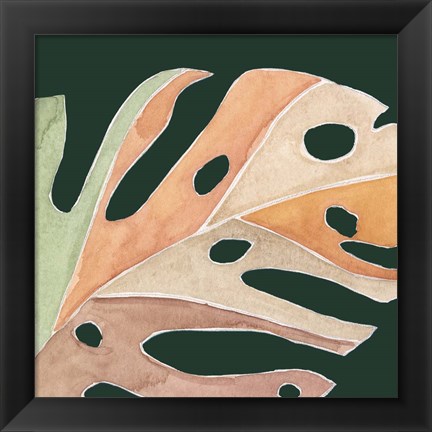 Framed Palm Grove I Print