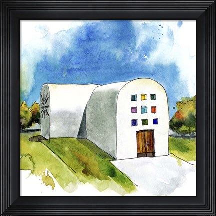 Framed Urban Scape I Print
