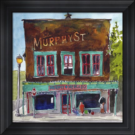 Framed Urban Scape III Print