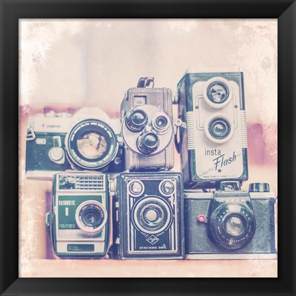 Framed Vintage Camera II Print