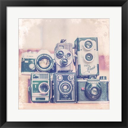 Framed Vintage Camera II Print