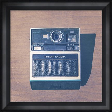Framed Vintage Camera III Print