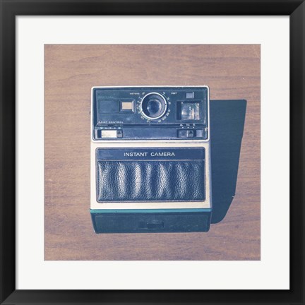 Framed Vintage Camera III Print