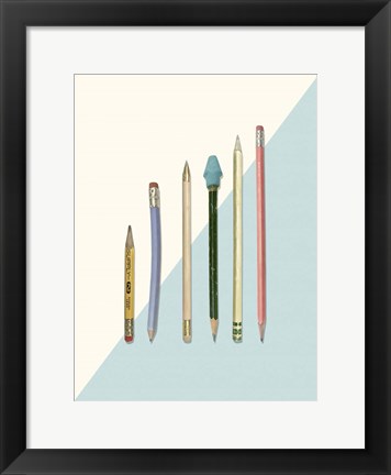 Framed School Study I Print