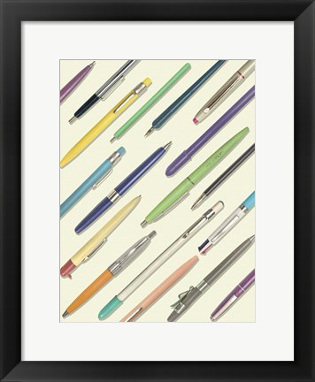 Framed School Study V Print