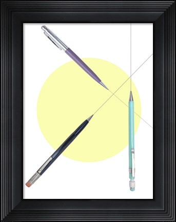Framed School Study VI Print