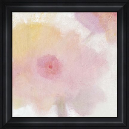 Framed Glowing Floral I Print