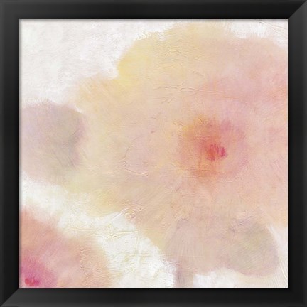 Framed Glowing Floral II Print