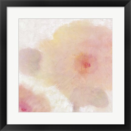 Framed Glowing Floral II Print