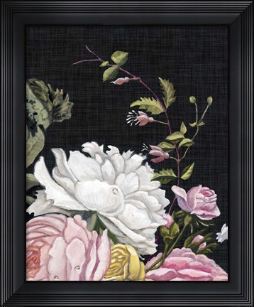 Framed Baroque Grid III Print