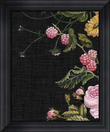 Framed Baroque Grid V Print