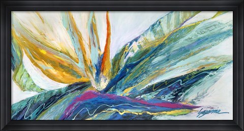 Framed Flores Colores Print