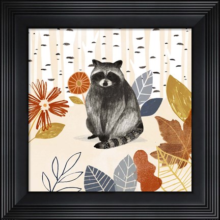 Framed Cozy Autumn Woodland III Print