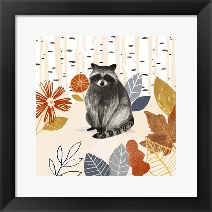 Framed Cozy Autumn Woodland III Print