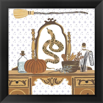 Framed Halloween Prep II Print