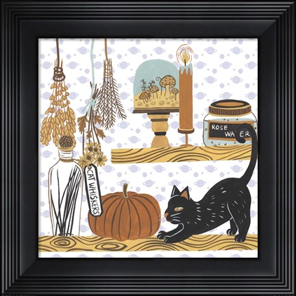 Framed Halloween Prep IV Print