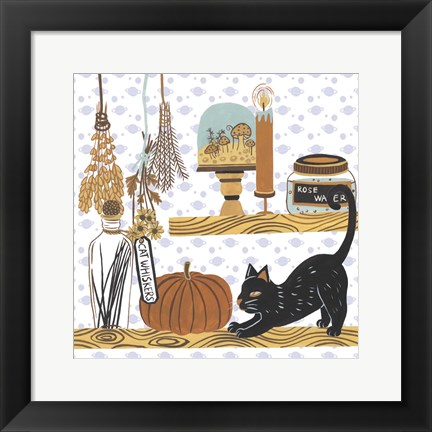 Framed Halloween Prep IV Print