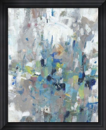 Framed Edgy Blues II Print