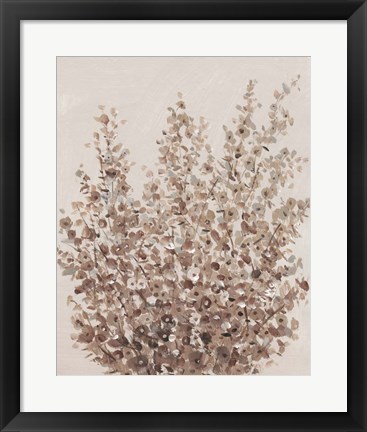 Framed Rustic Wildflowers II Print