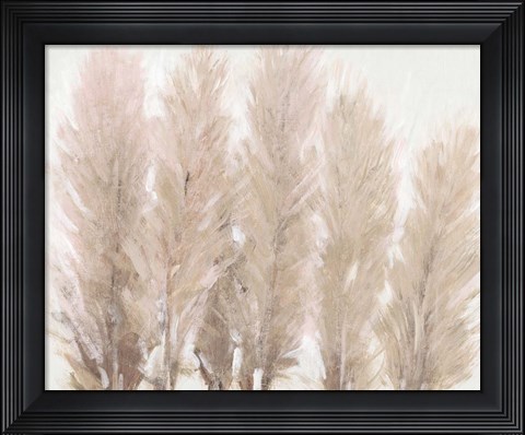 Framed Pampas Grass I Print