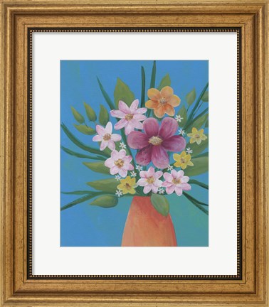 Framed Jubilant Floral IV Print