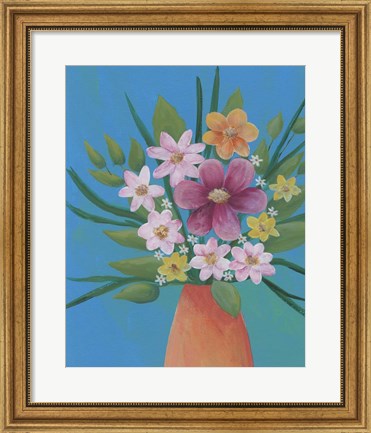 Framed Jubilant Floral IV Print
