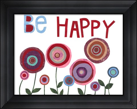 Framed Garden Sentiment II Print