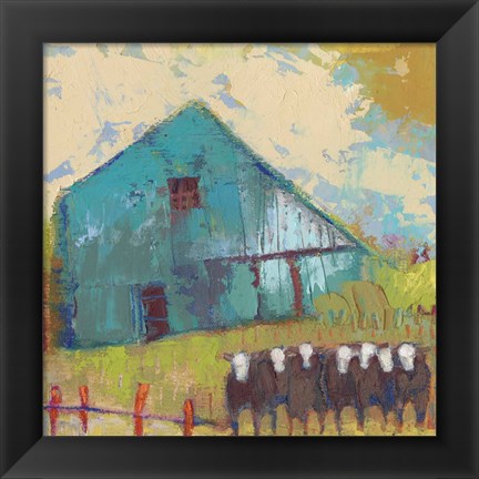 Framed Request Barn Print