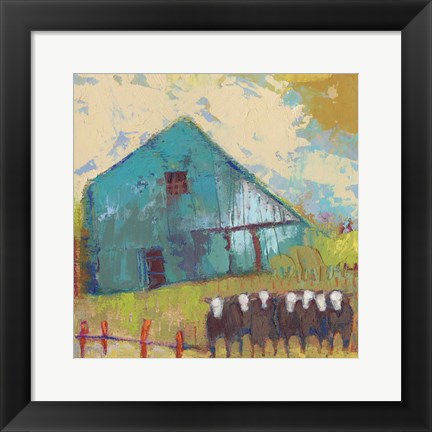 Framed Request Barn Print