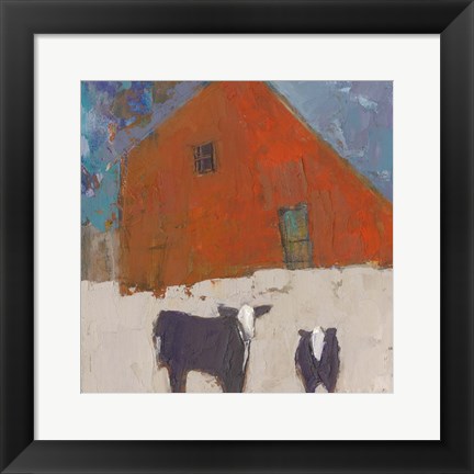 Framed Hazel Barn Print