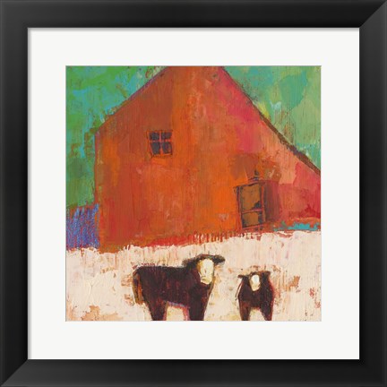 Framed Baraboo Barn Print