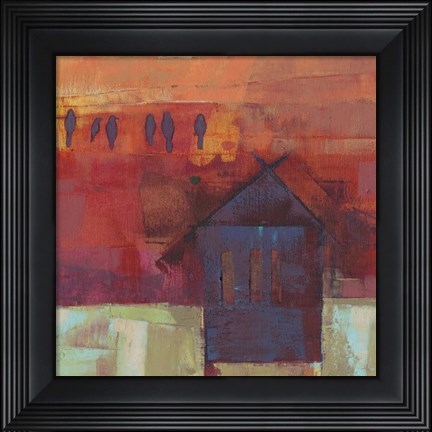 Framed Bird Barn Print