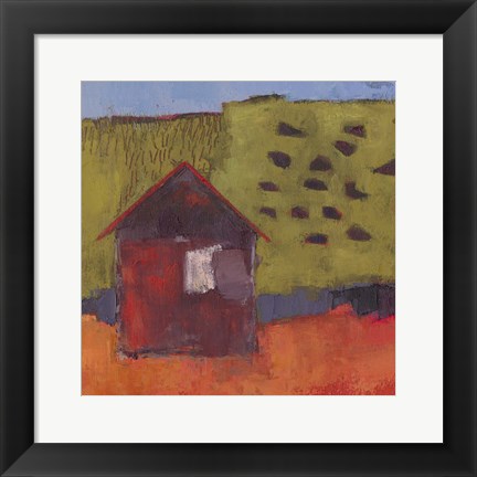 Framed Oosburg Barn Print