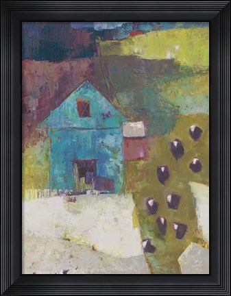 Framed Cloverton Barn Print