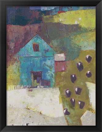 Framed Cloverton Barn Print