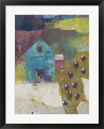 Framed Cloverton Barn Print