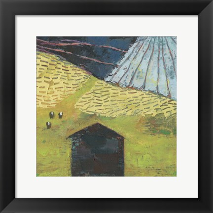 Framed Bear Valley Barn II Print