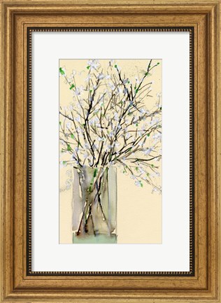 Framed Spring Floral Arrangement I Print