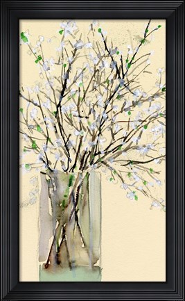 Framed Spring Floral Arrangement I Print