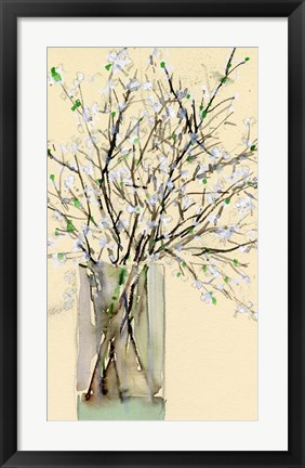 Framed Spring Floral Arrangement I Print