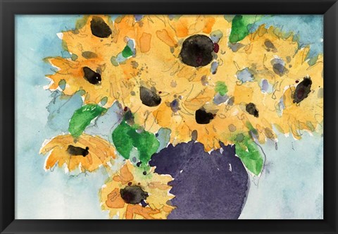 Framed Sunflower Moment II Print