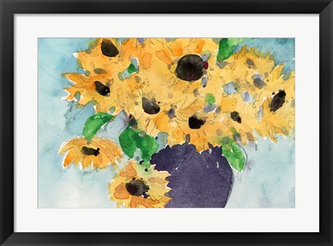 Framed Sunflower Moment II Print