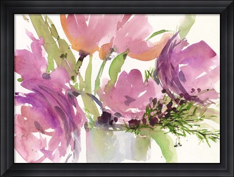 Framed Velvet II Print