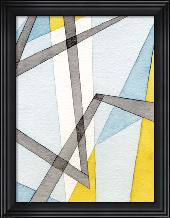 Framed Converging Angles II Print