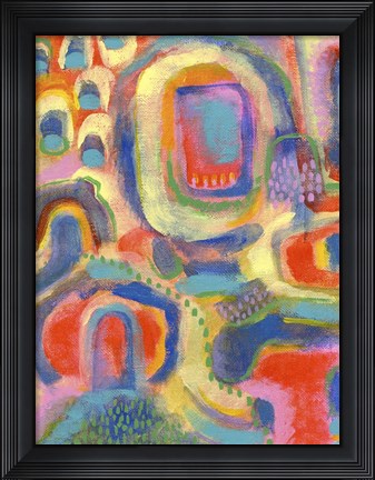 Framed Village II Print