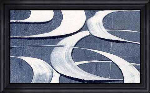 Framed Wave Frequency I Print