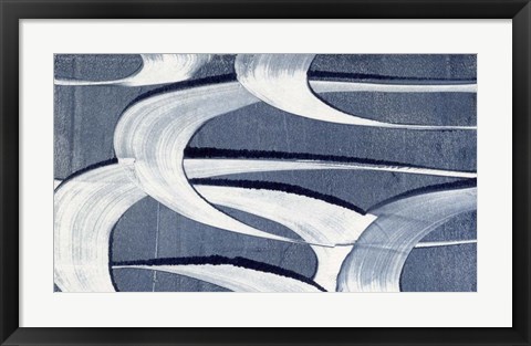 Framed Wave Frequency II Print