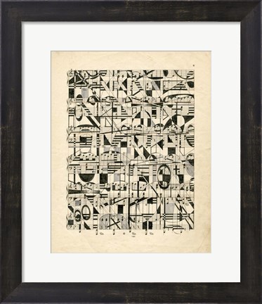 Framed Graphic Notes Print