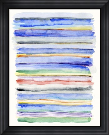 Framed Watercolor Gradation Print